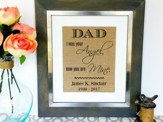 Memorial Gift Ideas For Loss Of Father
 LOSS OF FATHER Dad Condolence Gift Sympathy Gifts for