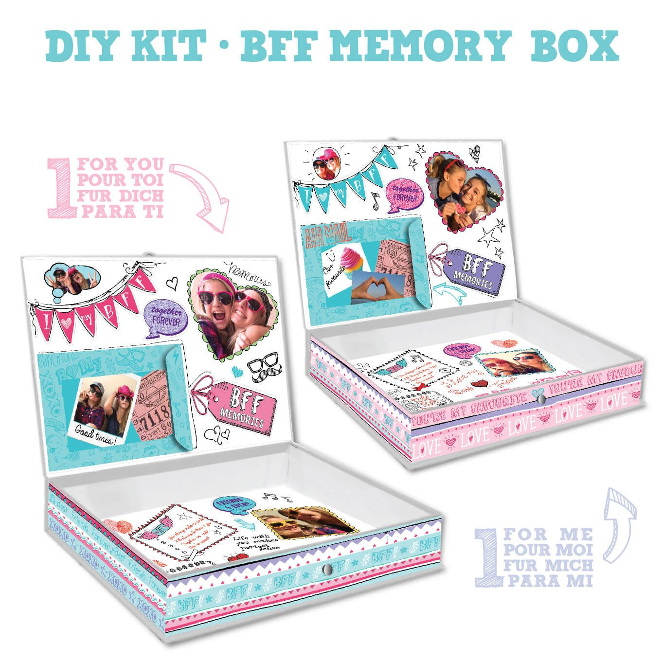 Memory Box DIY
 BmyBFF DIY Kits Memory Box