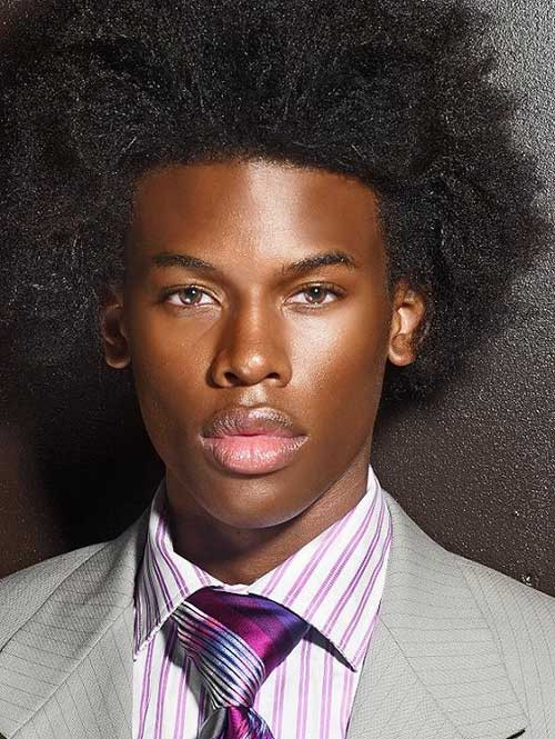 Mens Afro Hairstyles
 Haircuts For Black Men With Curly Hair