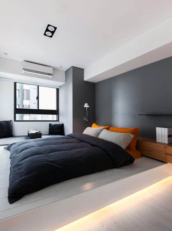 Mens Bedroom Paint Colors
 60 Men s Bedroom Ideas Masculine Interior Design Inspiration