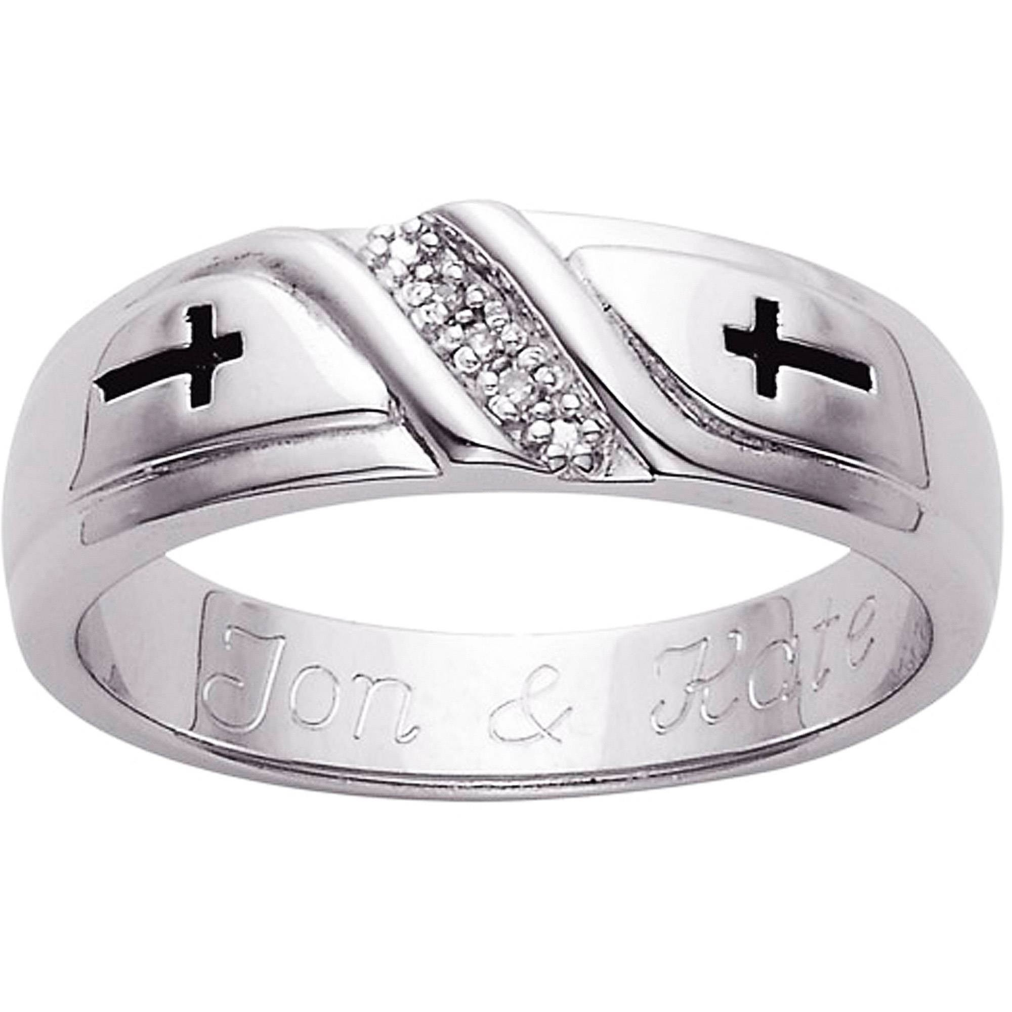 Mens Cross Wedding Bands
 15 Collection of Mens Wedding Bands With Cross