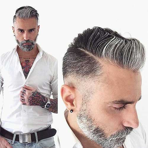 Mens Grey Hairstyles
 Grey Hair Color on Coolest Guys on Planet