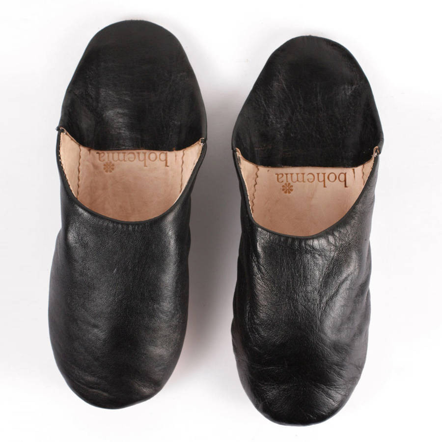 Mens Leather Bedroom Slippers
 Leather Babouche Slippers Men s Collection By Bohemia