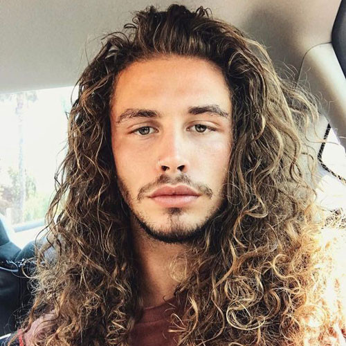 Mens Long Curly Hairstyle
 50 Best Curly Hairstyles Haircuts For Men 2020 Guide