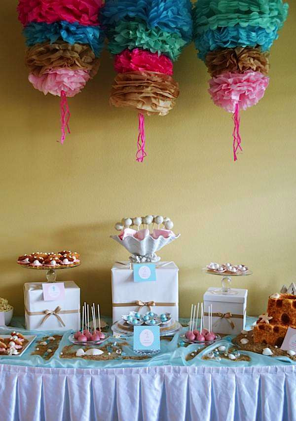 Mermaid And Pirate Party Ideas
 Kara s Party Ideas Mermaids and Pirates 3rd Birthday Party