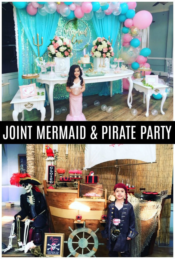 Mermaid And Pirate Party Ideas
 Joint Mermaid and Pirate Party Pretty My Party Sibling
