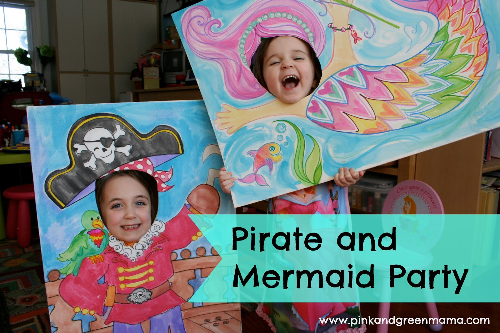 Mermaid And Pirate Party Ideas
 Pink and Green Mama Birthday Party Highlights Pirates