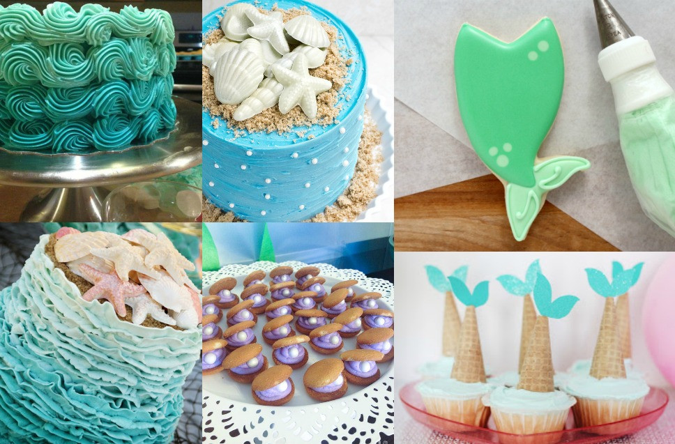 Mermaid Birthday Party Food Ideas
 First Birthday Mermaid Party Inspiration Brie Brie Blooms