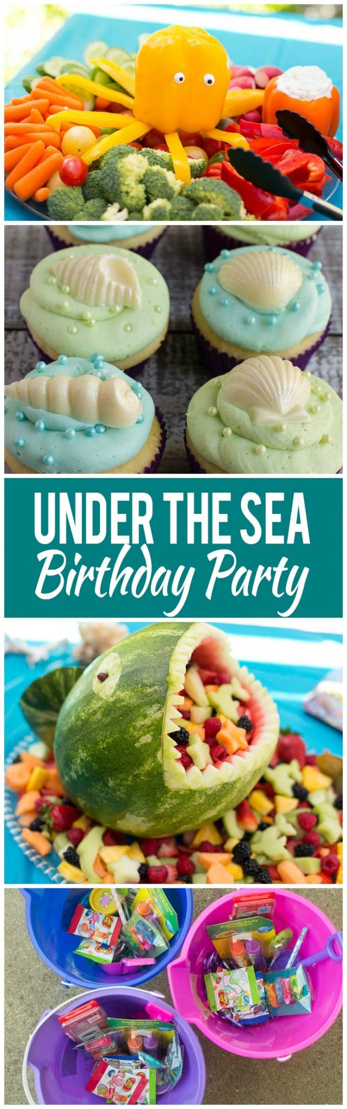 Mermaid Birthday Party Food Ideas
 Mermaid Birthday Party Under the Sea Dinner at the Zoo