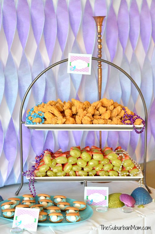 Mermaid Birthday Party Food Ideas
 The Little Mermaid Ariel Birthday Party Ideas Food