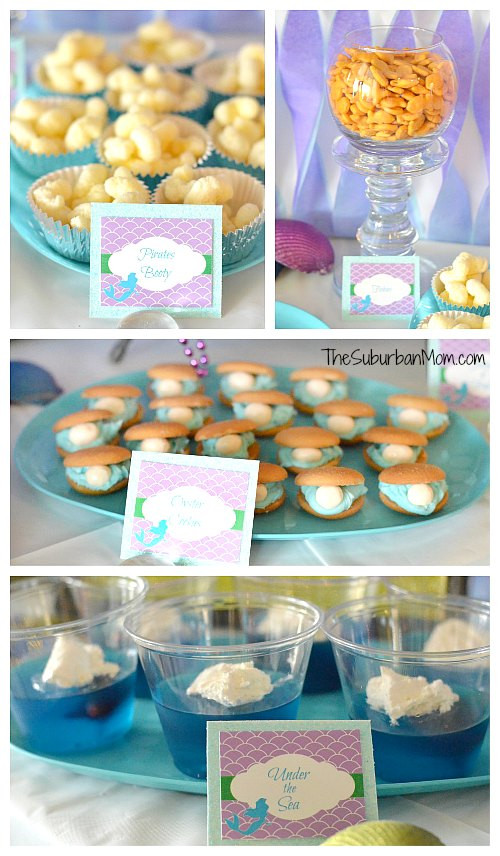 Mermaid Birthday Party Food Ideas
 The Little Mermaid Ariel Birthday Party Ideas Food