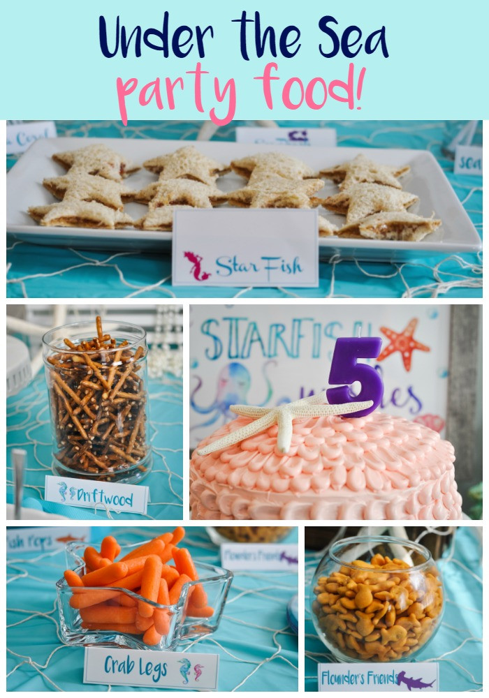 Mermaid Birthday Party Food Ideas
 Under the Sea A joint Shark and Mermaid Birthday Party