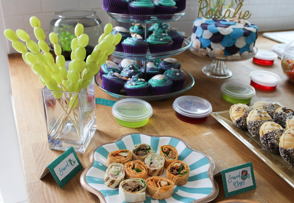 Mermaid Birthday Party Food Ideas
 how to make the best Little Mermaid themed kids party food