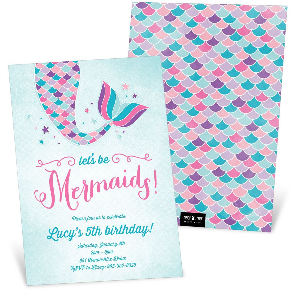 Mermaid Birthday Party Invitations
 Marvelous Mermaid Birthday Party Invitation