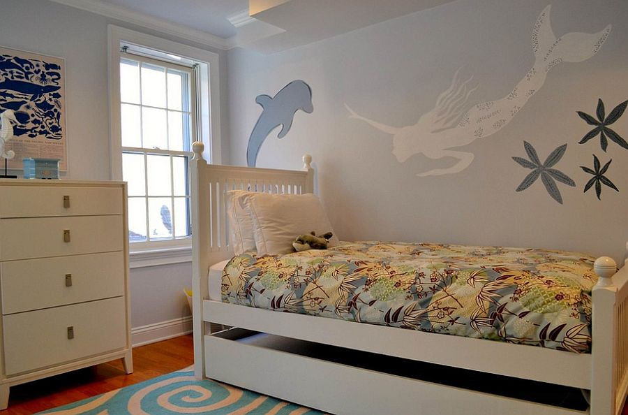 Mermaid Decor For Kids Room
 25 Disney Inspired Rooms That Celebrate Color and Creativity