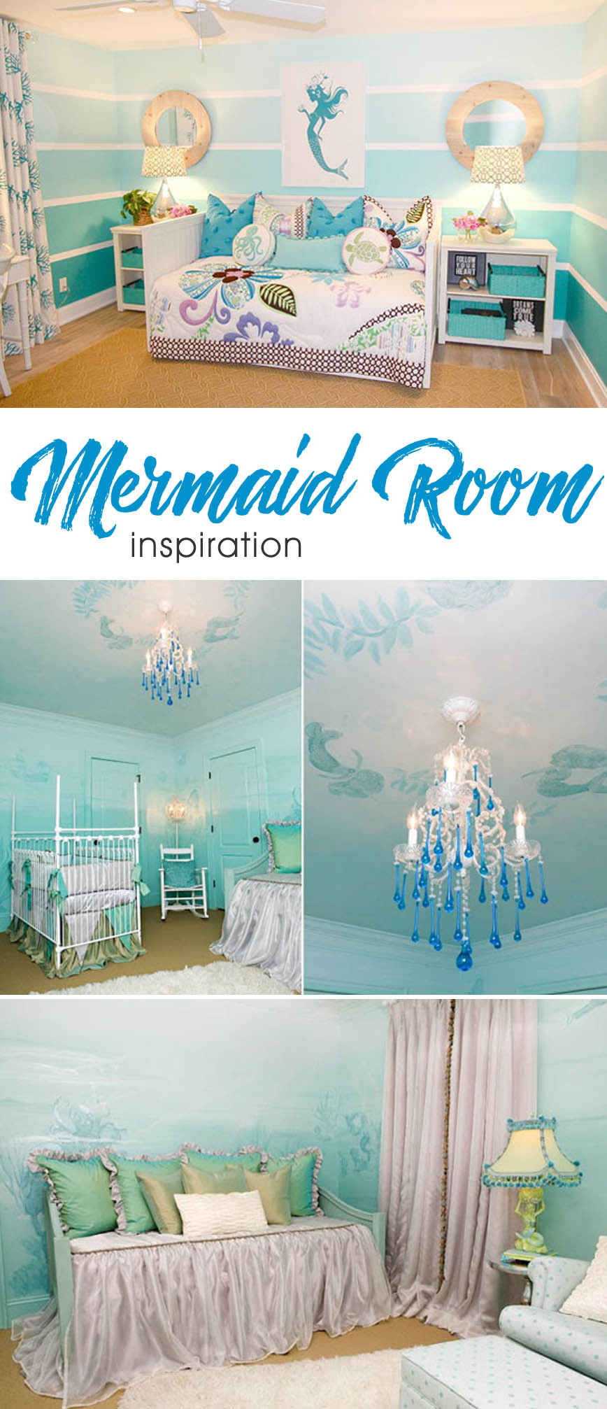 Mermaid Decor For Kids Room
 Mermaid Inspired Child s Room Create Play Travel