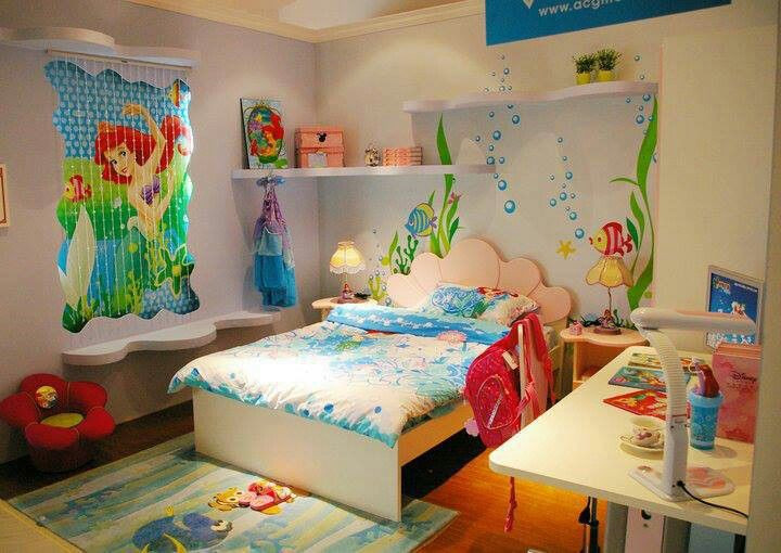 Mermaid Decor For Kids Room
 little Mermaid kids room