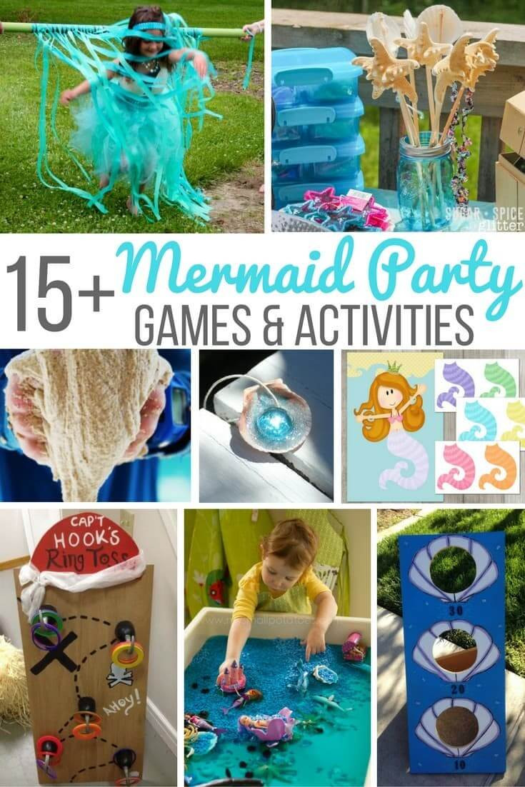 Mermaid Party Game Ideas
 15 Mermaid Party Games & Activities ⋆ Sugar Spice and