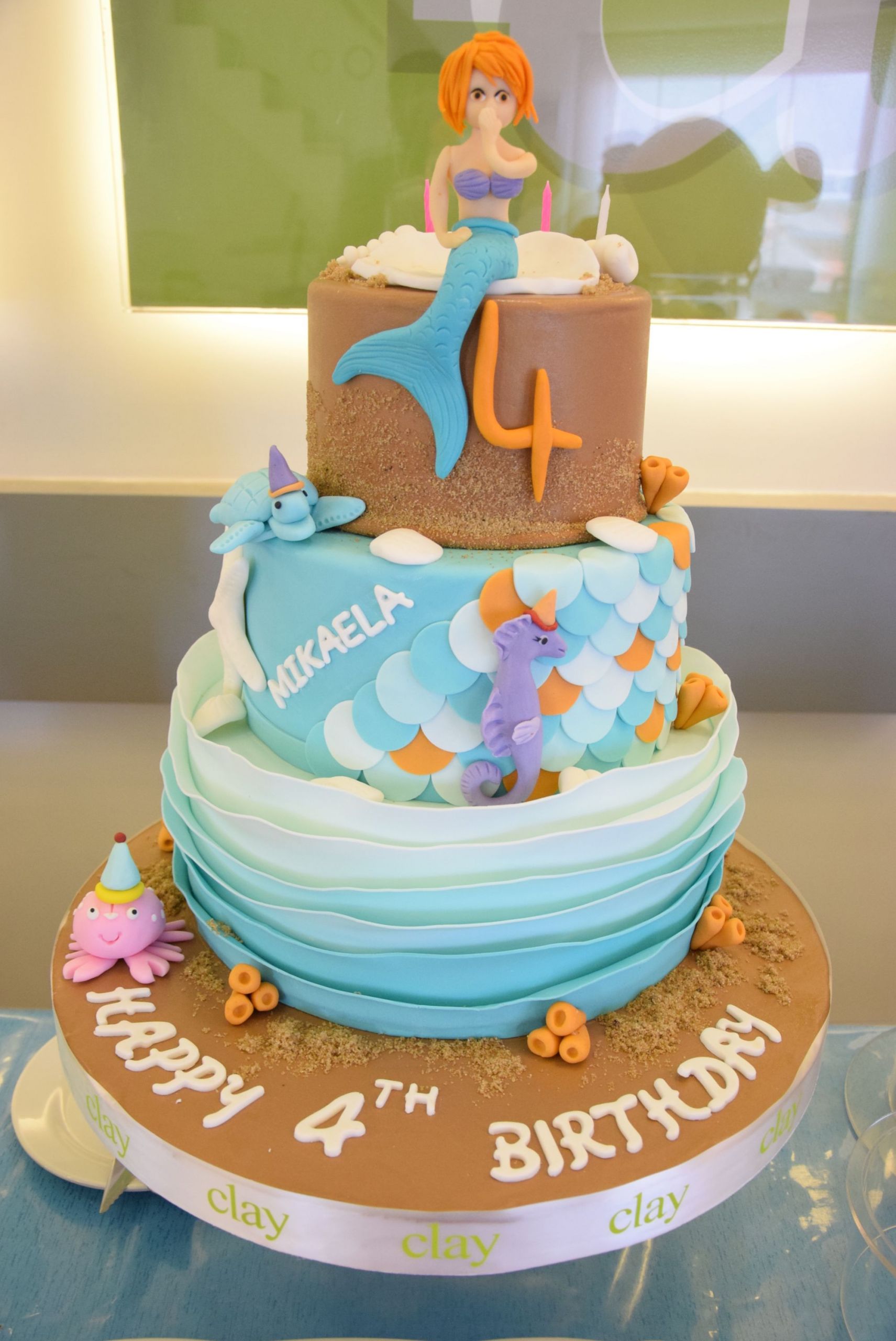 Mermaid Party Ideas 4 Year Old
 Mermaid Cake Theme 4 year old girl Check out our page