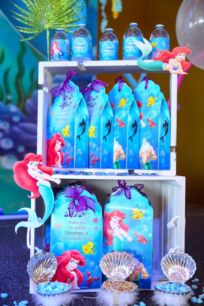 Mermaid Themed Birthday Party
 Kara s Party Ideas Ariel the Little Mermaid Birthday Party