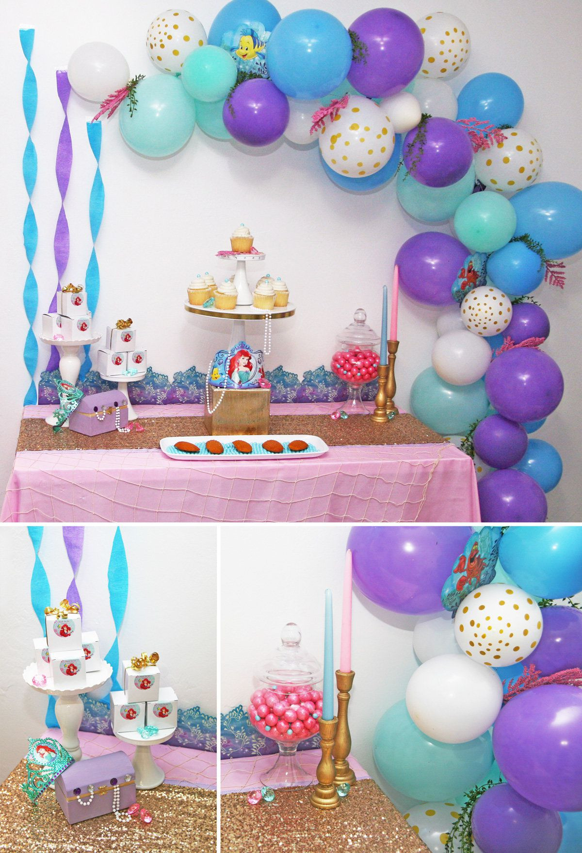 Mermaid Themed Birthday Party
 Little Mermaid Party Ideas