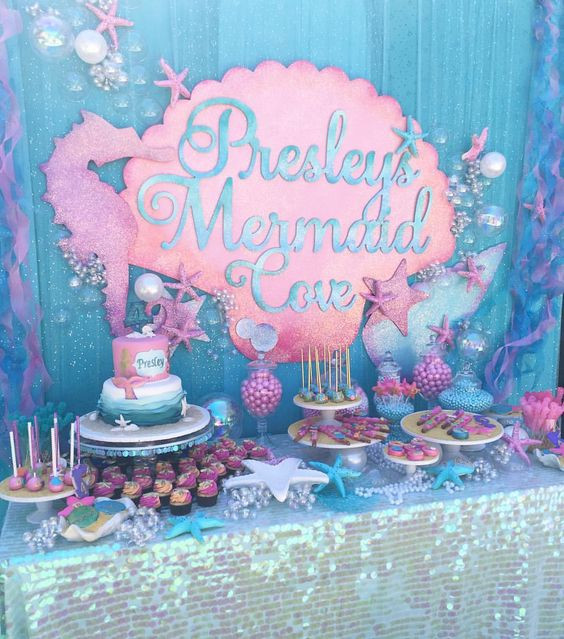 Mermaid Themed Birthday Party
 29 Magical Mermaid Party Ideas Pretty My Party Party Ideas