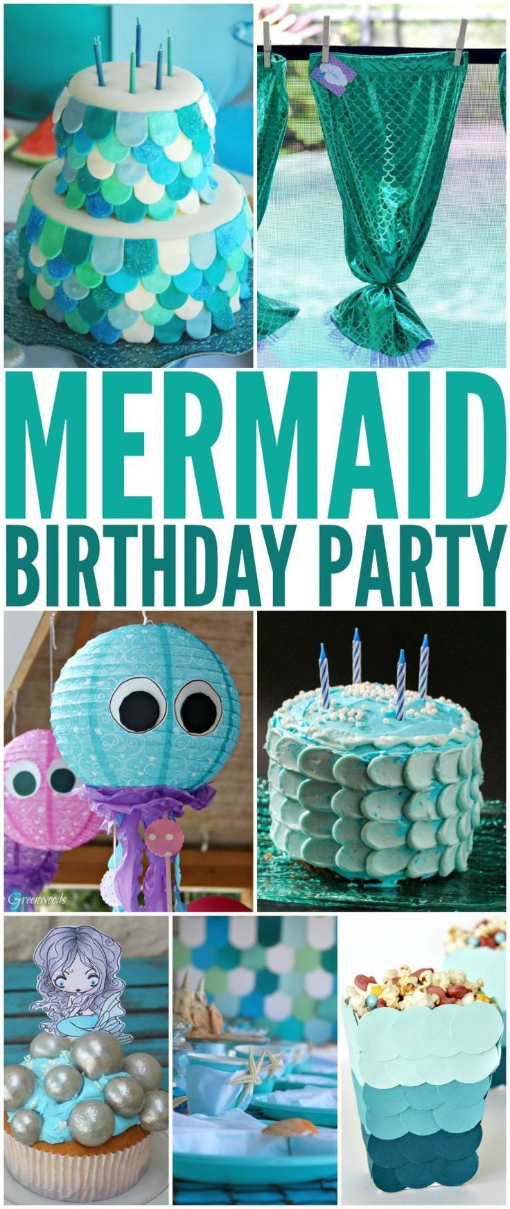 Mermaid Themed Birthday Party
 93 best Little Mermaid Party images on Pinterest