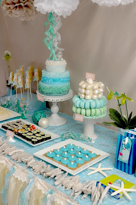 Mermaid Themed Birthday Party
 Kara s Party Ideas Mermaid Themed Birthday Party