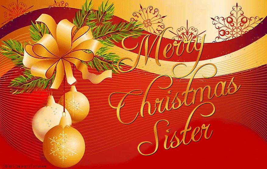 Merry Christmas Sister Quotes
 merry christmas in heaven sister