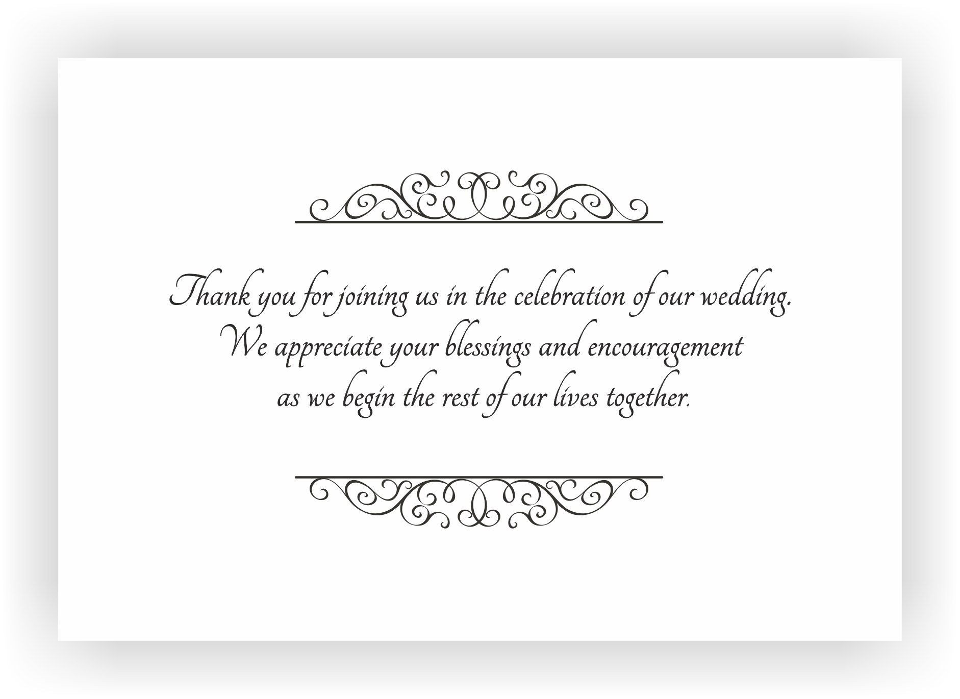 Message For Wedding Gift
 Thank You Note to ac pany your wedding Return Gift