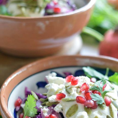 Mexican Cabbage Salad
 Festive Mexican Cabbage Salad