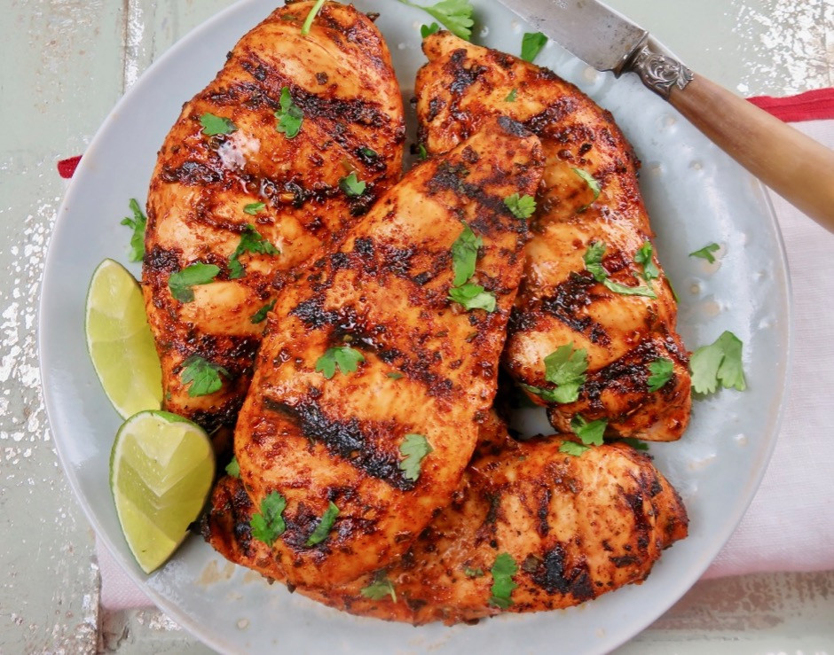 Mexican Chicken Breasts
 Mexican Style Grilled Chicken