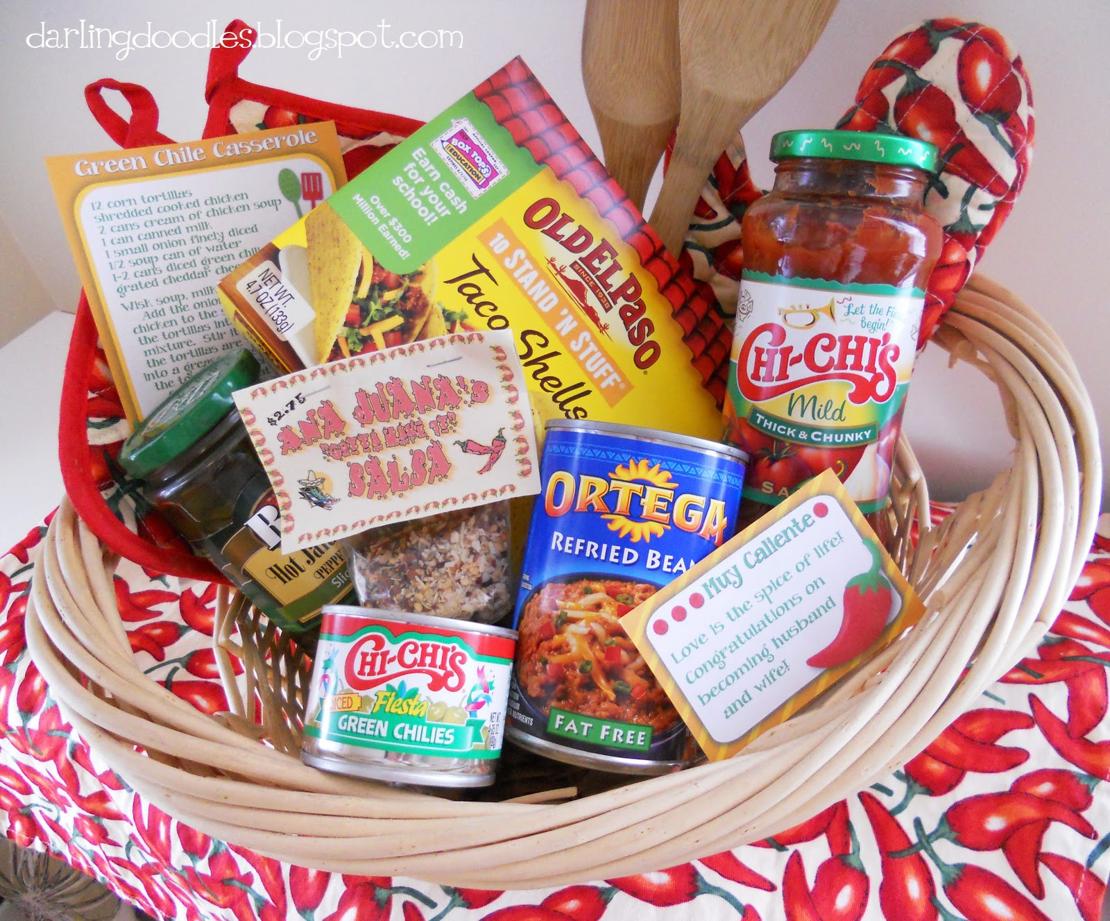 Mexican Food Gift Basket Ideas
 bridal shower
