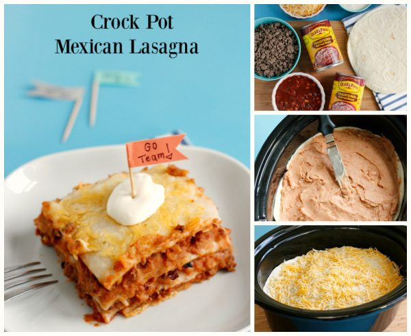 Mexican Lasagna Crock Pot
 Game Day Crock Pot Mexican Lasagna
