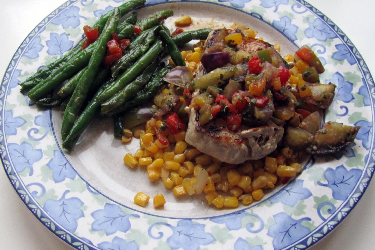 Mexican Pork Chop Recipes
 Mexican Pork Chops with Veggies Weight Watchers KitchMe