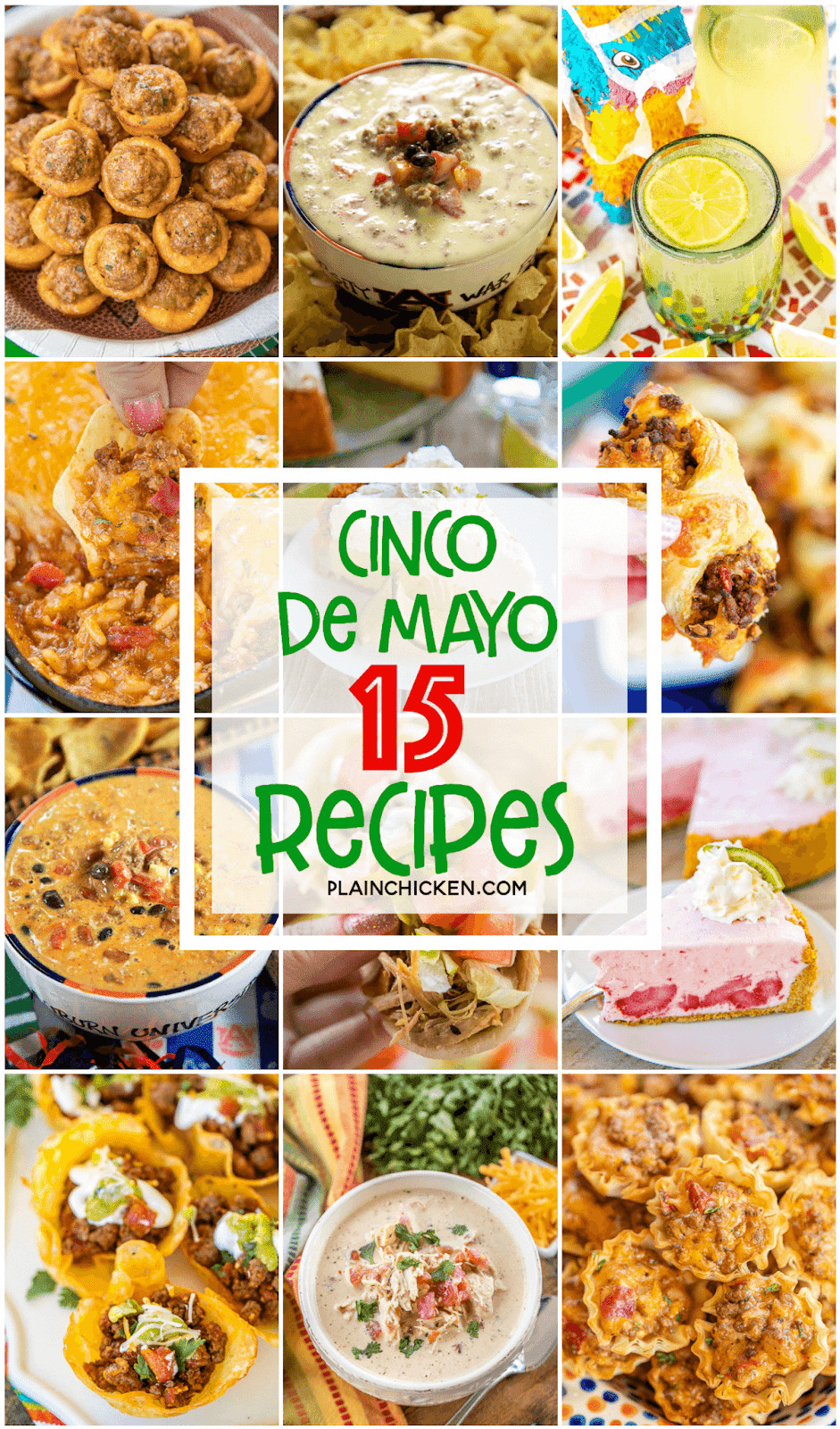 Mexican Recipes For Cinco De Mayo
 15 Recipes for Your Cinco De Mayo Party