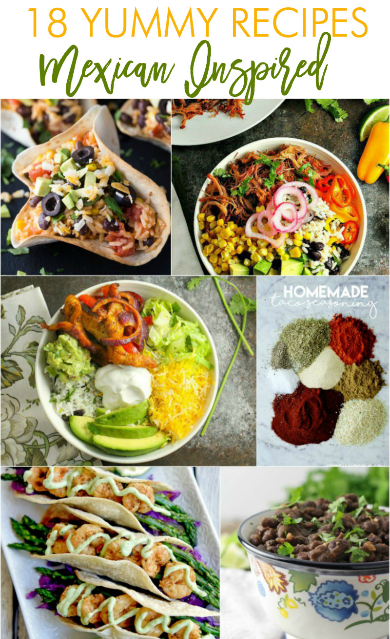 Mexican Recipes For Cinco De Mayo
 18 Yummy Mexican Inspired Recipes