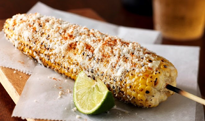 Mexican Roasted Corn
 The Domestic Curator MEXICAN CORN ON THE COB