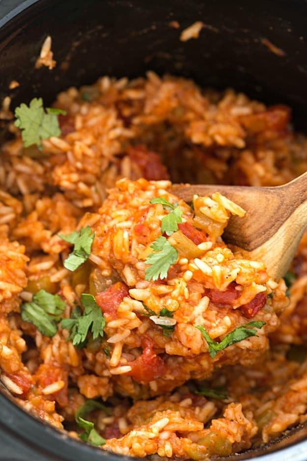 Mexican Spanish Rice
 Slow Cooker Mexican Rice Spanish Rice Gal on a Mission