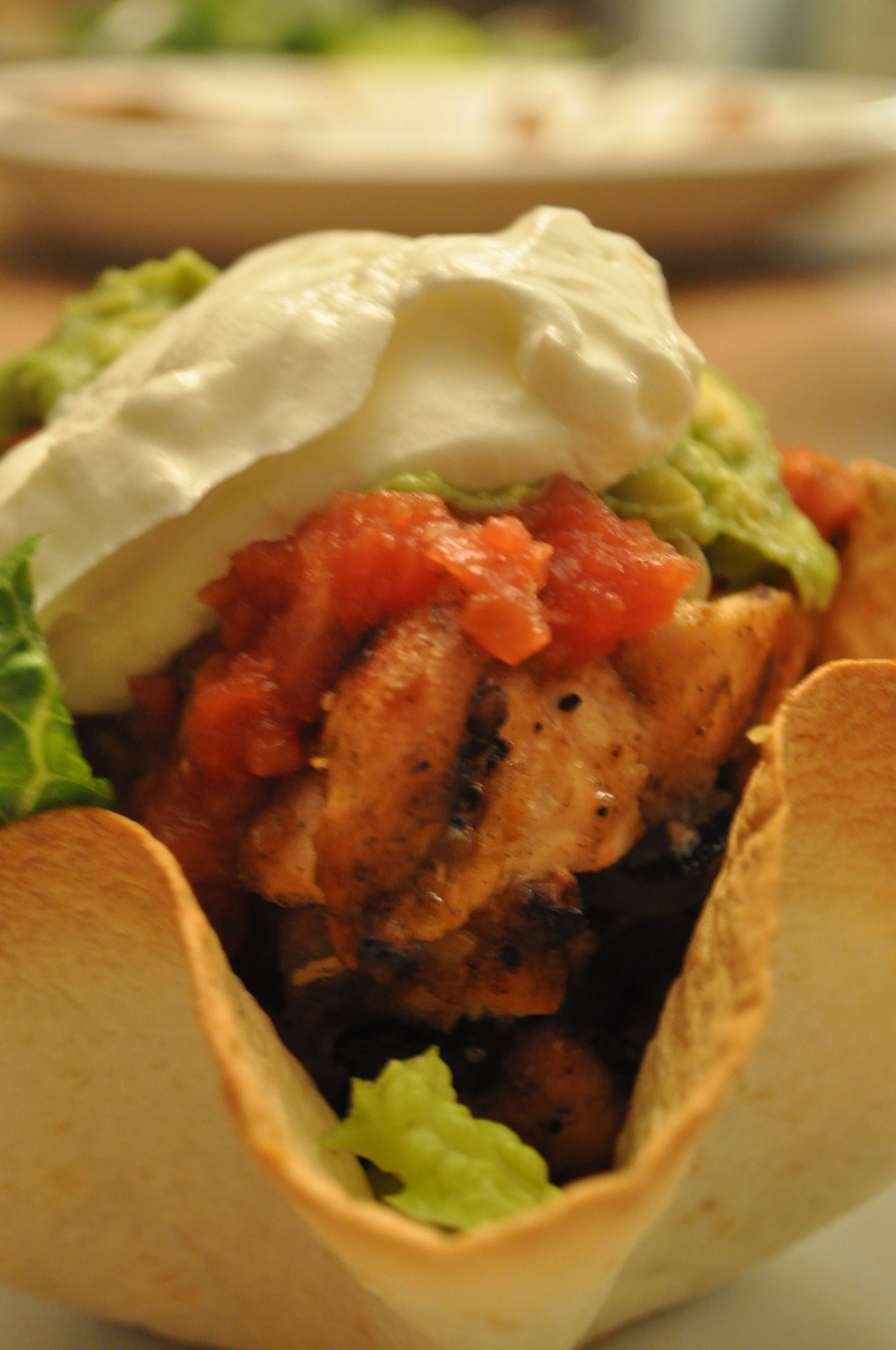 Mexican Super Bowl Recipes
 Love these baked flour tortilla bowls