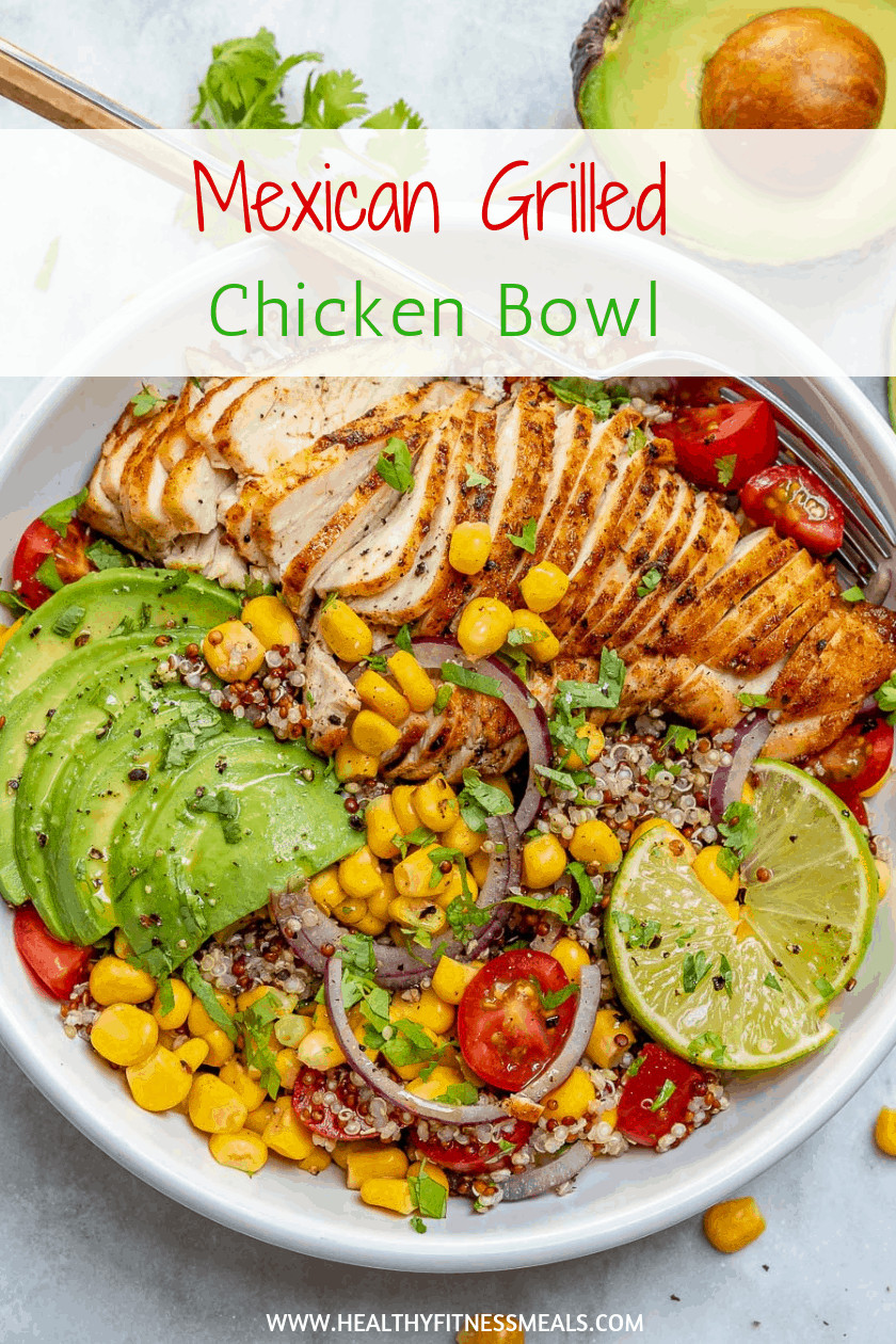 Mexican Super Bowl Recipes
 Mexican Grilled Chicken Bowl Recipe