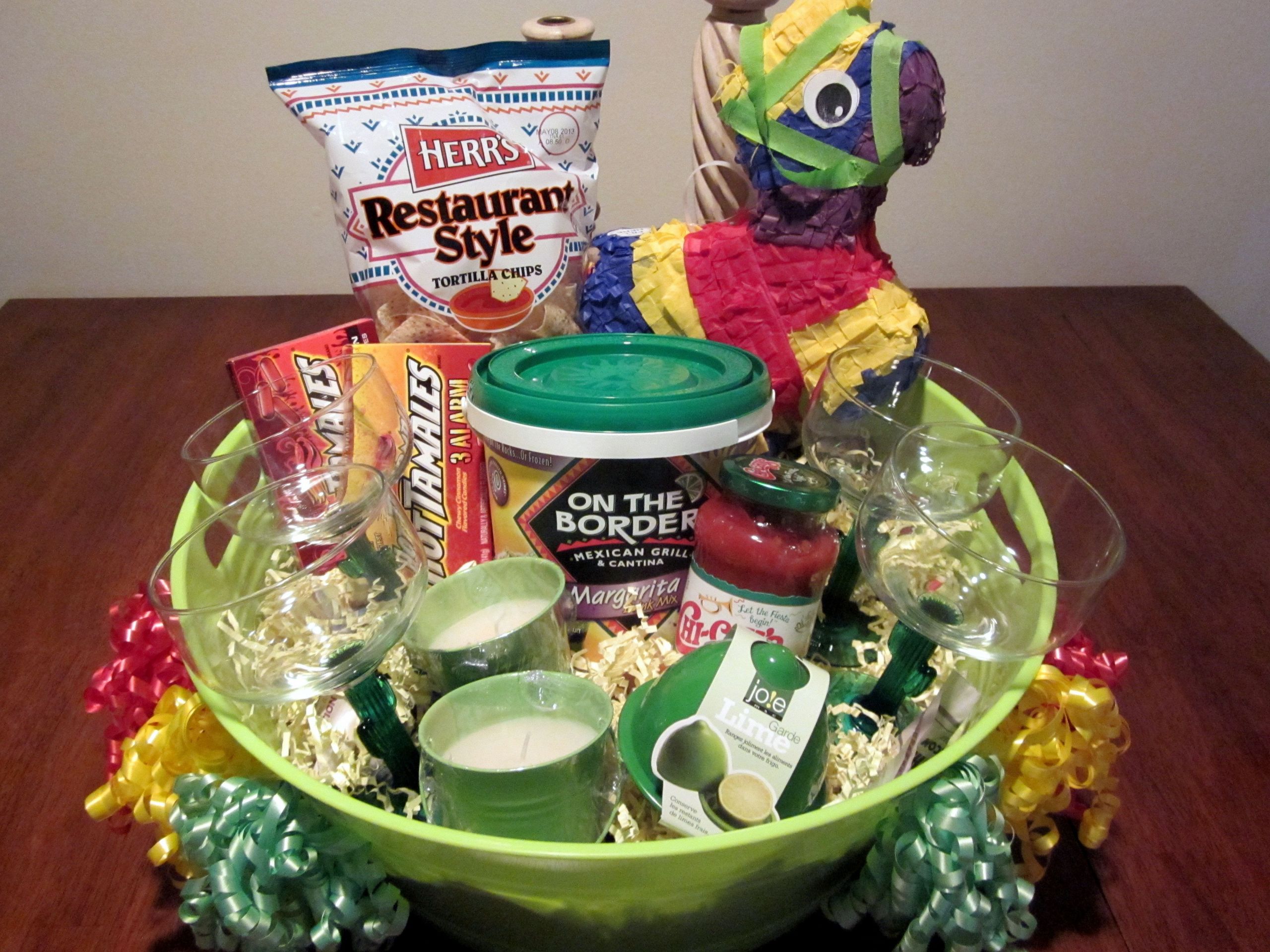 Mexican Themed Gift Basket Ideas
 "Cinco De Mayo" Gift Basket Margarita Mix Margarita