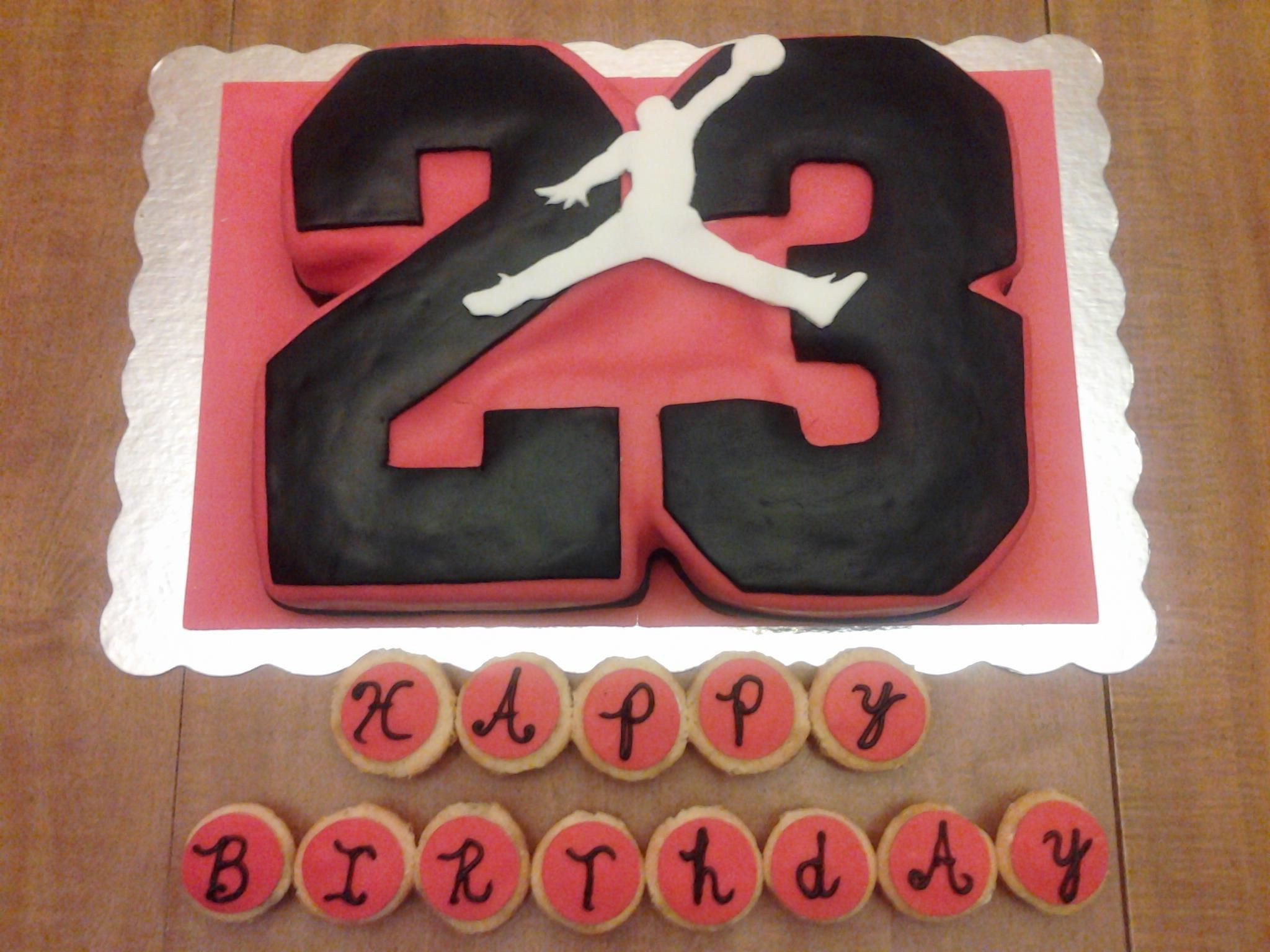 Michael Jordan Birthday Cake
 Michael Jordan Cake Custom Cakes Pinterest