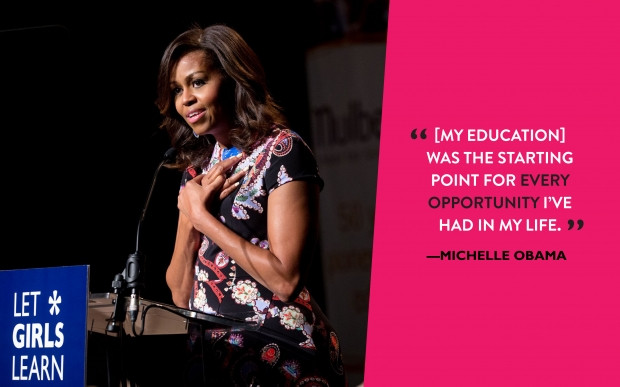 Michelle Obama Education Quotes
 First Lady Michelle Obama Q&A with Her Campus
