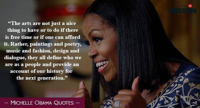 Michelle Obama Education Quotes
 Michelle Obama s quotes on education and success
