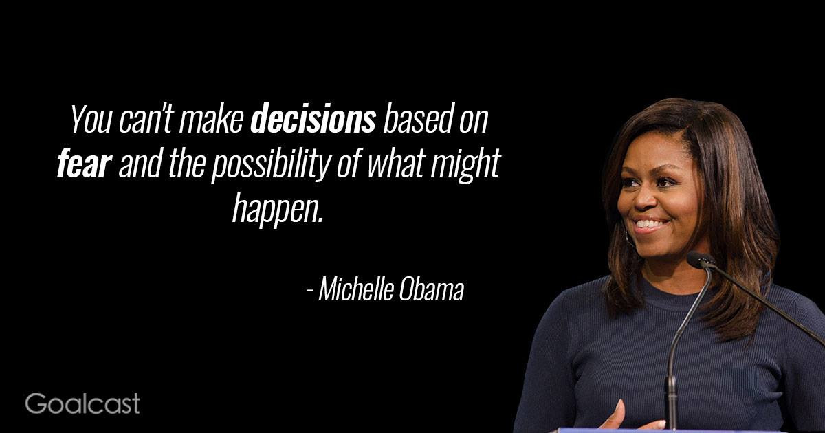Michelle Obama Education Quotes
 michelle obama quote fear