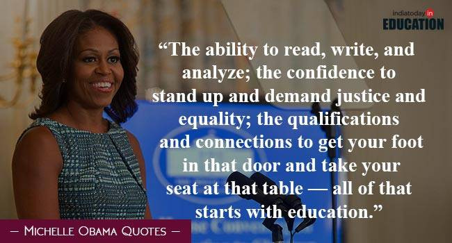 Michelle Obama Education Quotes
 Michelle Obama s quotes on education and success