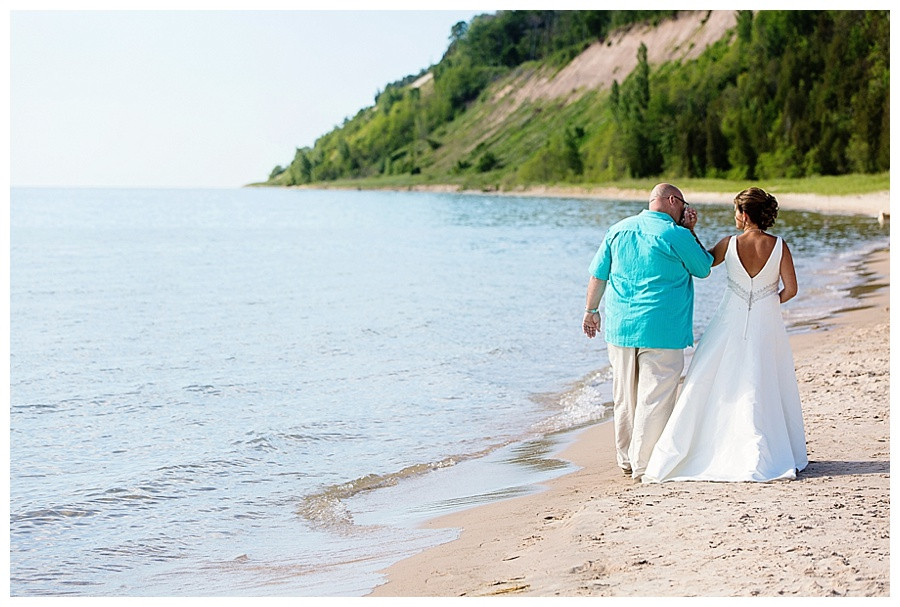 Michigan Beach Weddings
 Frankfort MI Beach Wedding