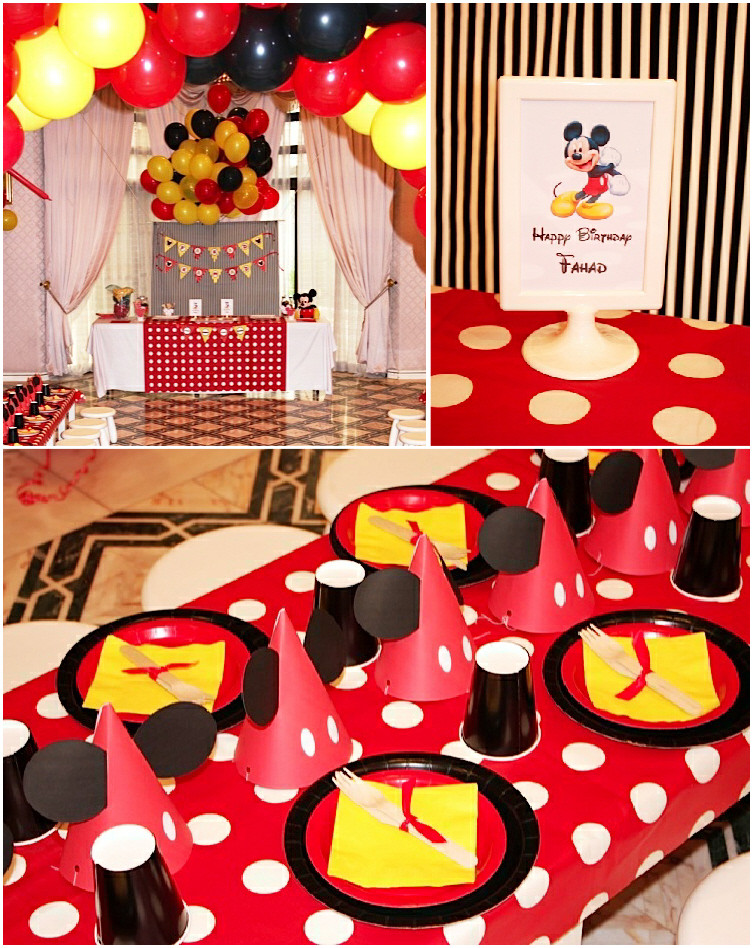 Mickey Birthday Party Ideas
 A Retro Mickey Inspired Birthday Party Party Ideas