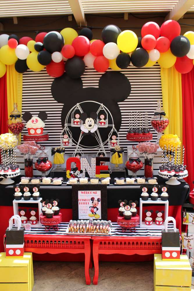 Mickey Birthday Party Ideas
 Mickey Mouse Birthday Party Ideas 1 of 10